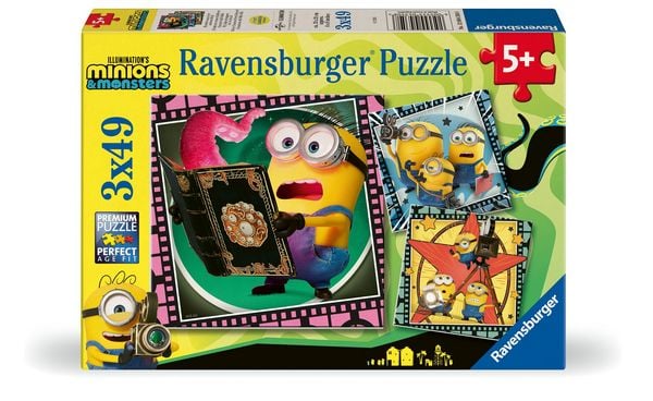 Kinderpuzzle 3x49 Teile - Minions 3