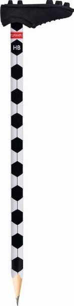 Brunnen Display Bleistift HB Fußball mit Topper