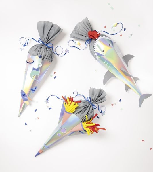 Folia Schultüte Bastelset SPACE SCHOOL, 1er Set