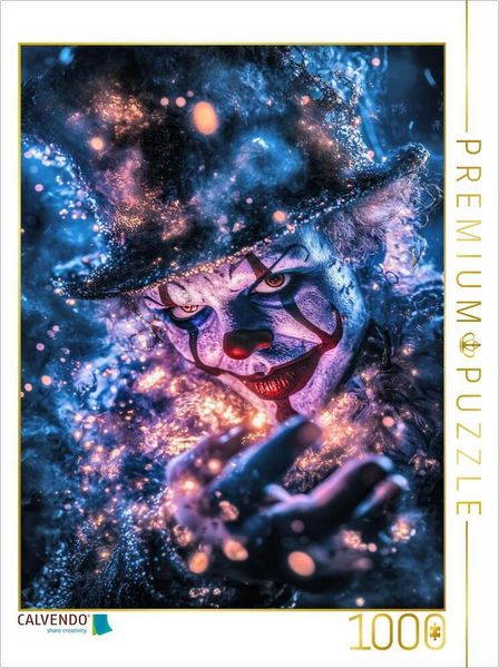 CALVENDO Puzzle Seine Schminke war Blut, seine Lache war echt 1000 Teile Lege-Größe 64x48cm Foto-Puzzle für glückliche Stunden