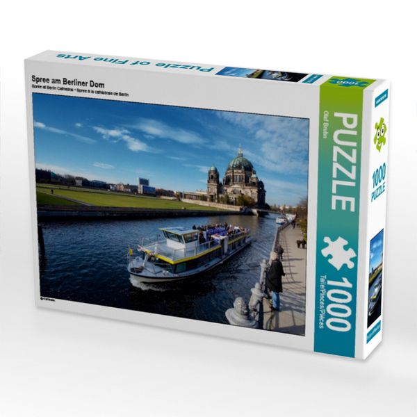 CALVENDO Puzzle Spree am Berliner Dom 1000 Teile Lege-Größe 64x48cm Foto-Puzzle für glückliche Stunden