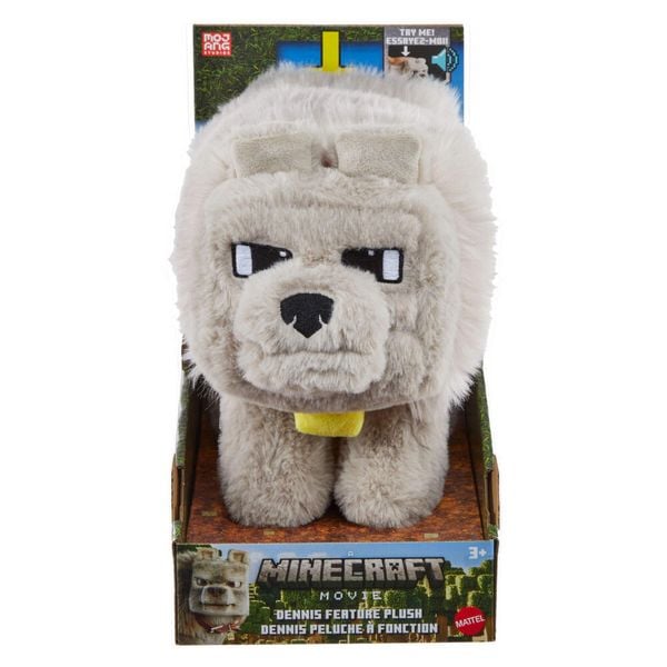 Minecraft Dennis the Wolf Deluxe Funktionsplüsch