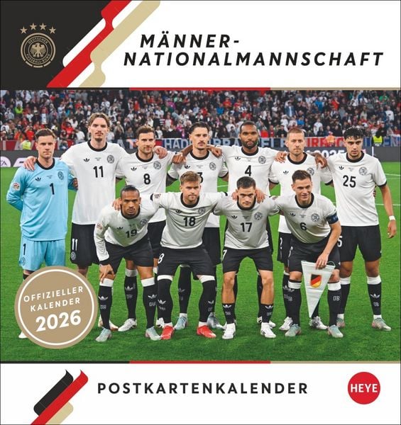 DFB Männer Postkartenkalender 2026