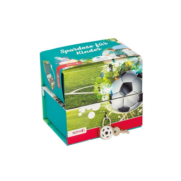 Roth Spardose 2 Boxen mit 2 Fächern Fußballstar