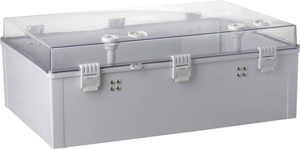 TRU COMPONENTS TC-PSC-40x60x22 Schaltschrank 400 x 600 x 220 ABS, Polycarbonat Hellgrau 1St.