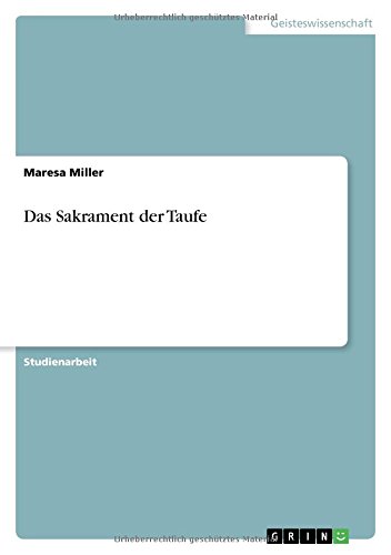 Das Sakrament der Taufe
