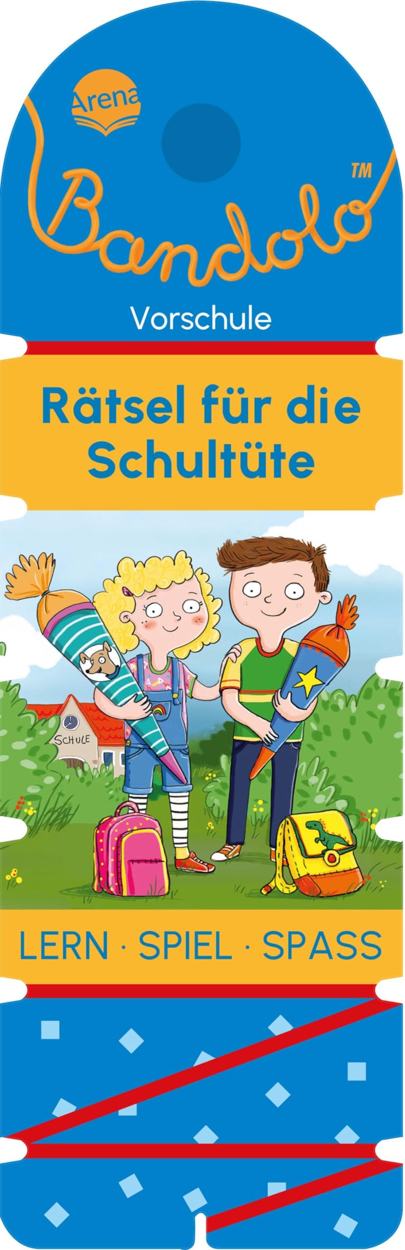 Bandolo. Rätsel für die Schultüte: Geschenk für die Schultüte. Lernspiel mit Lösungskontrolle für Kinder ab 6