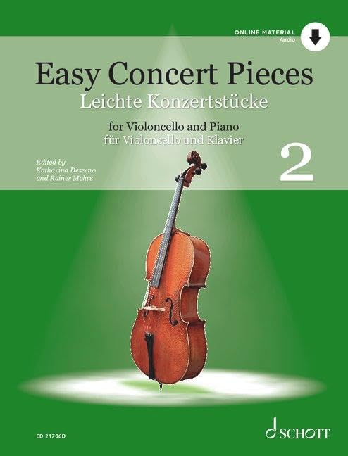 Leichte Konzertstücke: für Violoncello und Klavier. Band 2. Violoncello und Klavier. (Easy Concert Pieces, Band 2)