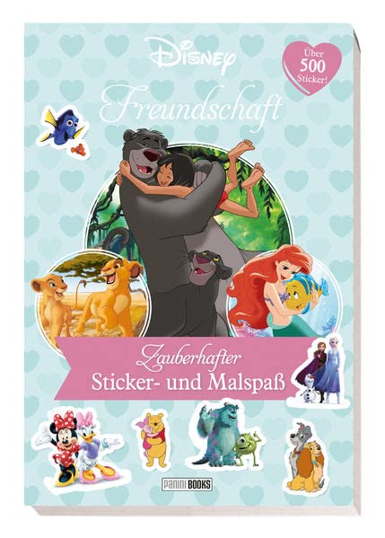 Disney Freundschaft: Zauberhafter Sticker- und Malspaß: Sticker- und Malblock