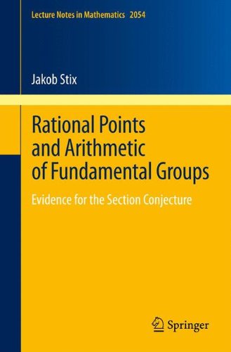Rational Points and Arithmetic of Fundamental Groups: Evidence for the Section Conjecture (Lecture Notes in Mathematics)