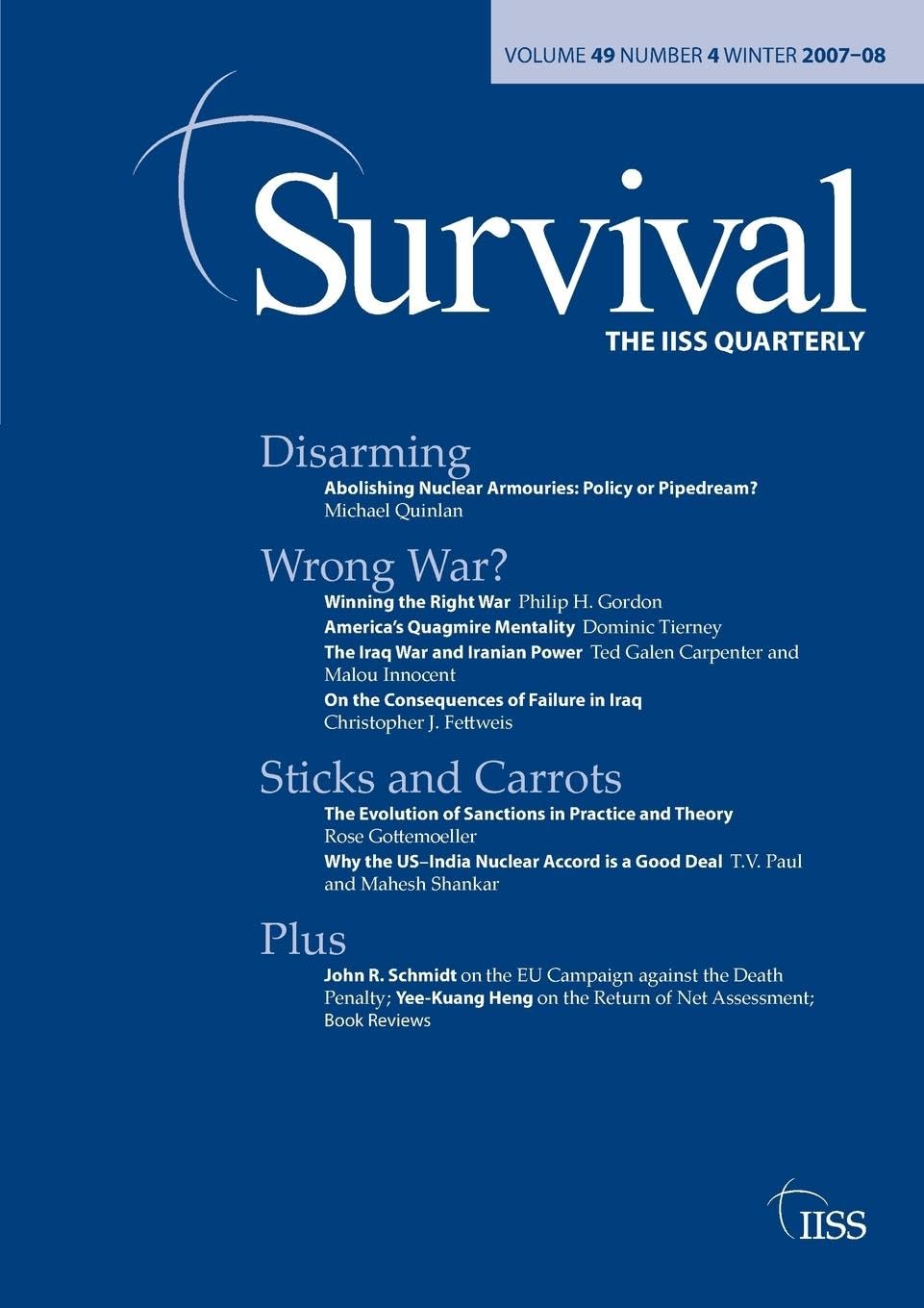Survival 49.4: Survival 49.4, Winter 2007