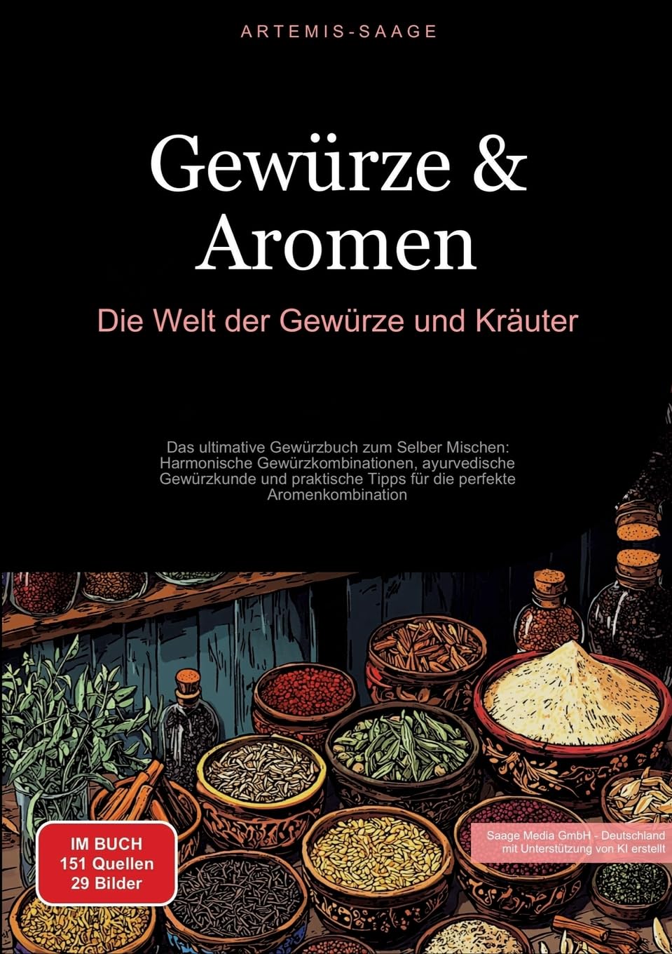 Gewürze & Aromen: Die Welt der Gewürze und Kräuter: Das ultimative Gewürzbuch zum Selber Mischen: Harmonische Gewürzkombinationen, ayurvedische ... Tipps für die perfekte Aromenkombination