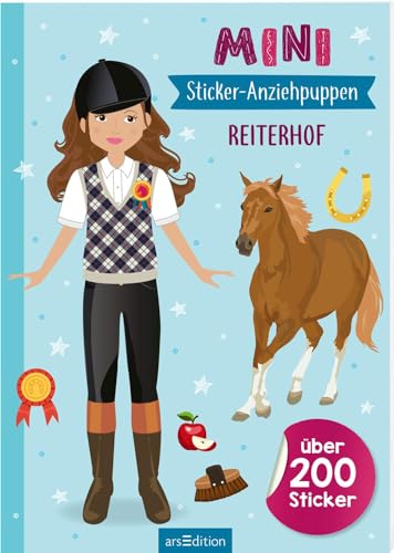 Mini-Sticker-Anziehpuppen – Reiterhof: Über 200 Sticker | Stickerheft für Pferdefans ab 5 Jahren