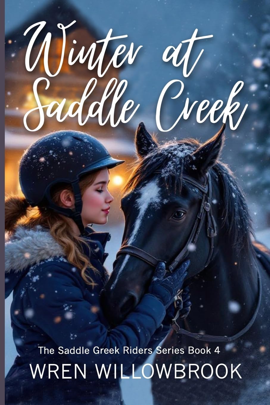 Winter at Saddle Creek (friendship healing horse book): A Fast-Paced Horse Barn Storm Adventure for Young Riders and Horse Lovers (The Saddle Creek Riders, Band 4)