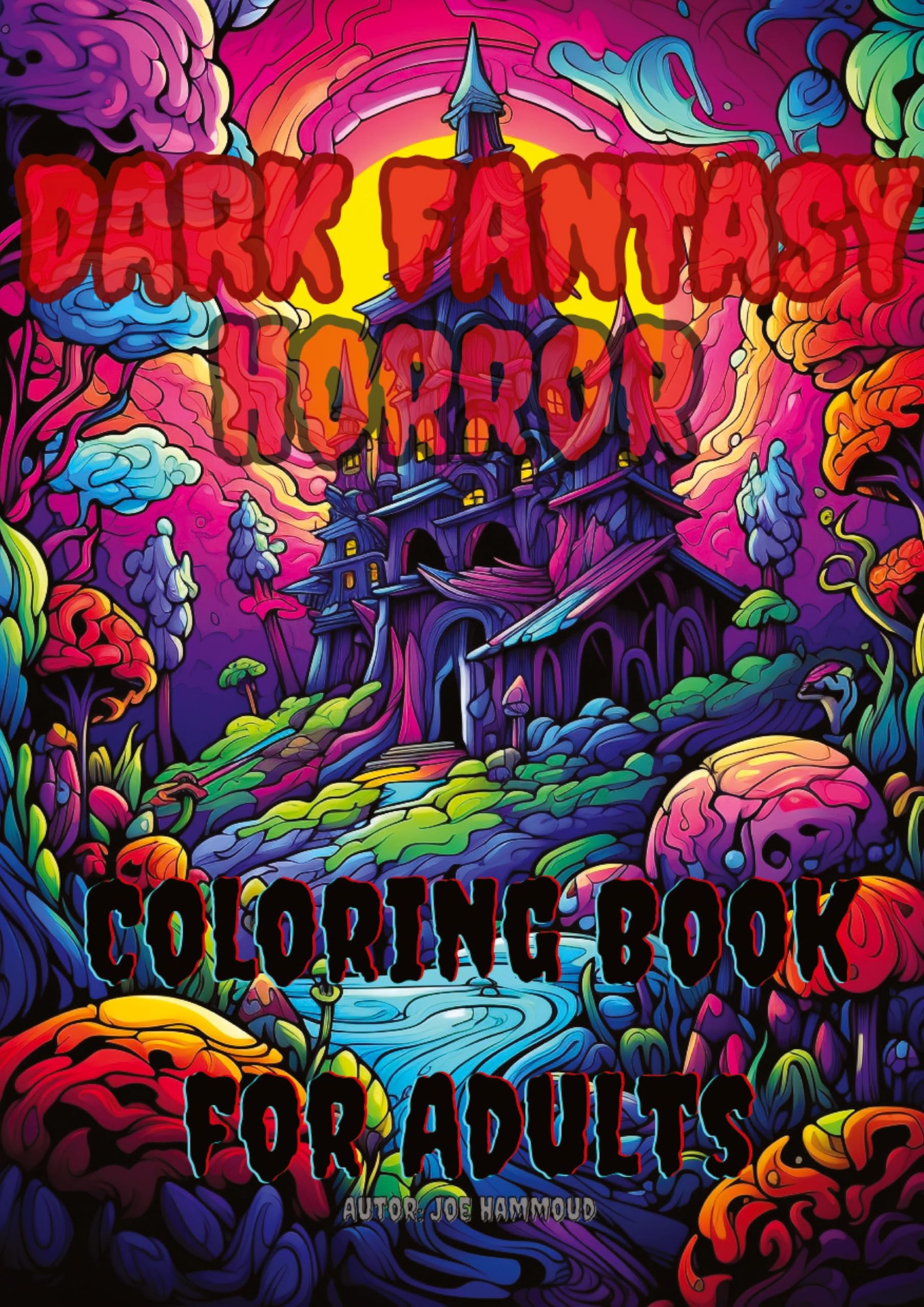 Nightmarish Shadows: A Horror Coloring Book for the Brave: Dark Terrors: The Horror Coloring Book