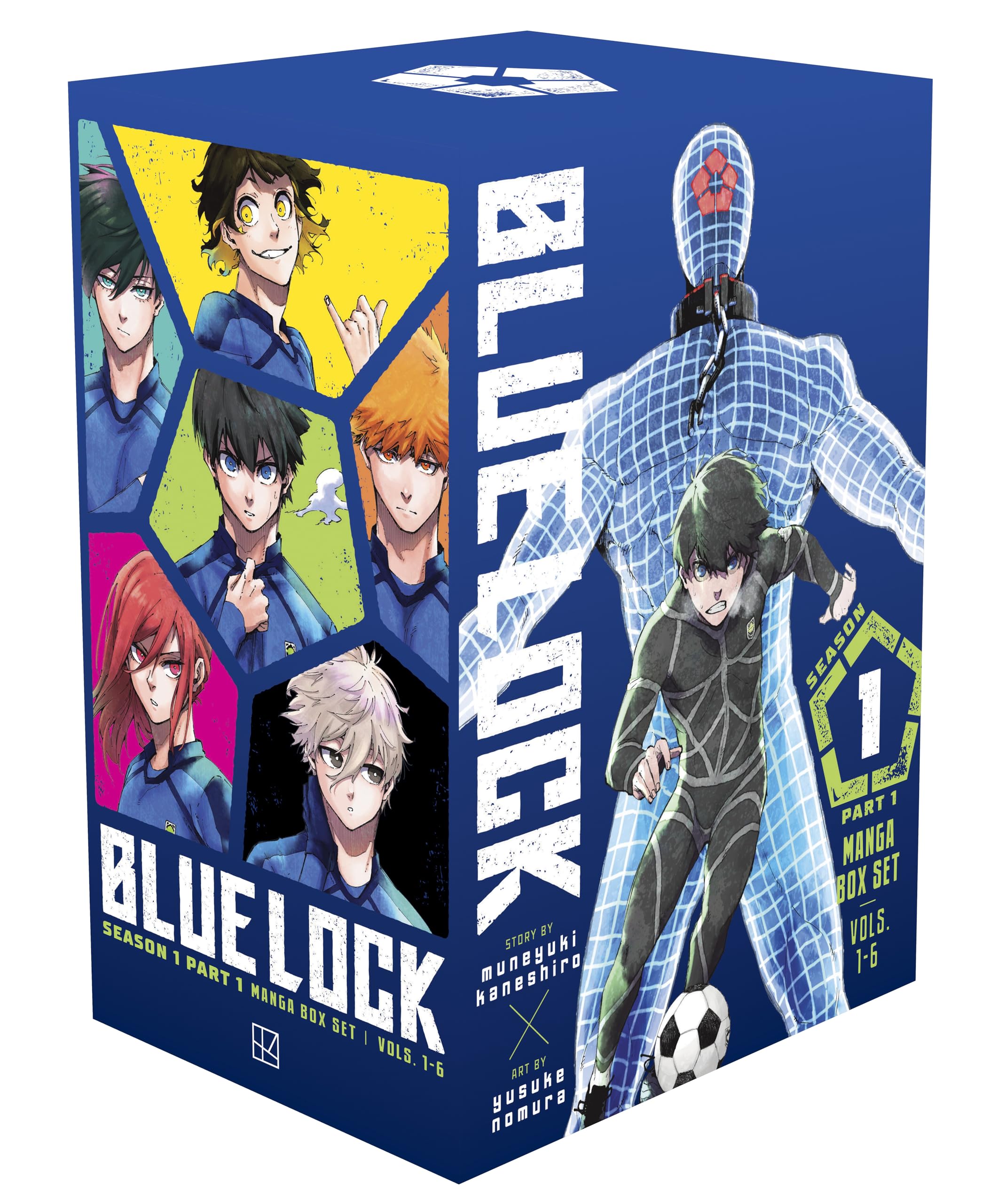 Blue Lock Season 1 Part 1 Manga Box Set (Blue Lock Manga Box Set, Band 1)