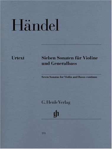 Sieben Sonaten für Violine und Generalbass; Violine, Violoncello, Klavier (Cembalo)