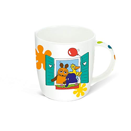 Trötsch Die Maus Maus und Freunde Tasse in Hausverpackung: Aus Porzellan mit Geschenkverpackung