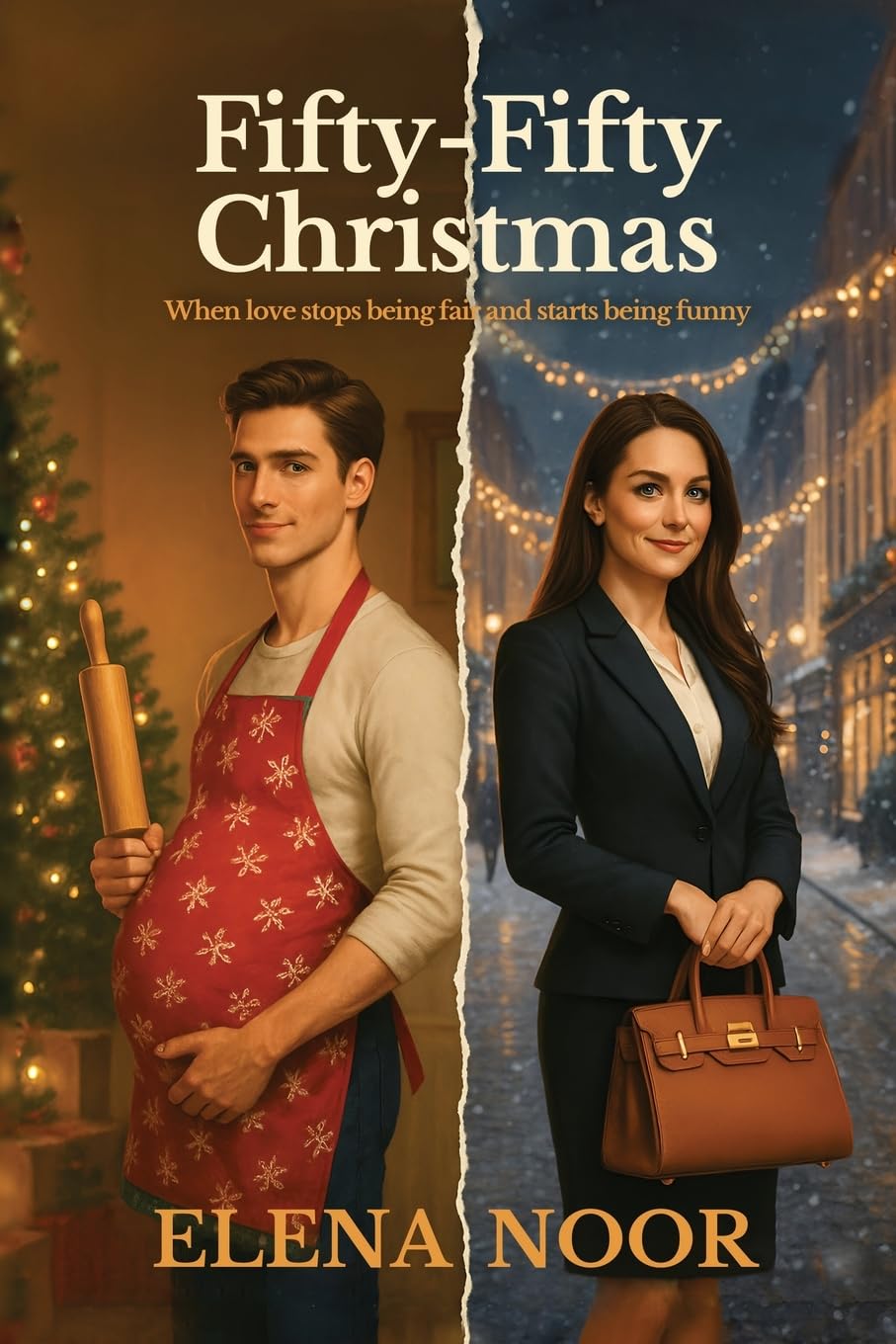 Fifty-Fifty Christmas: When love stops being fair and starts being funny.