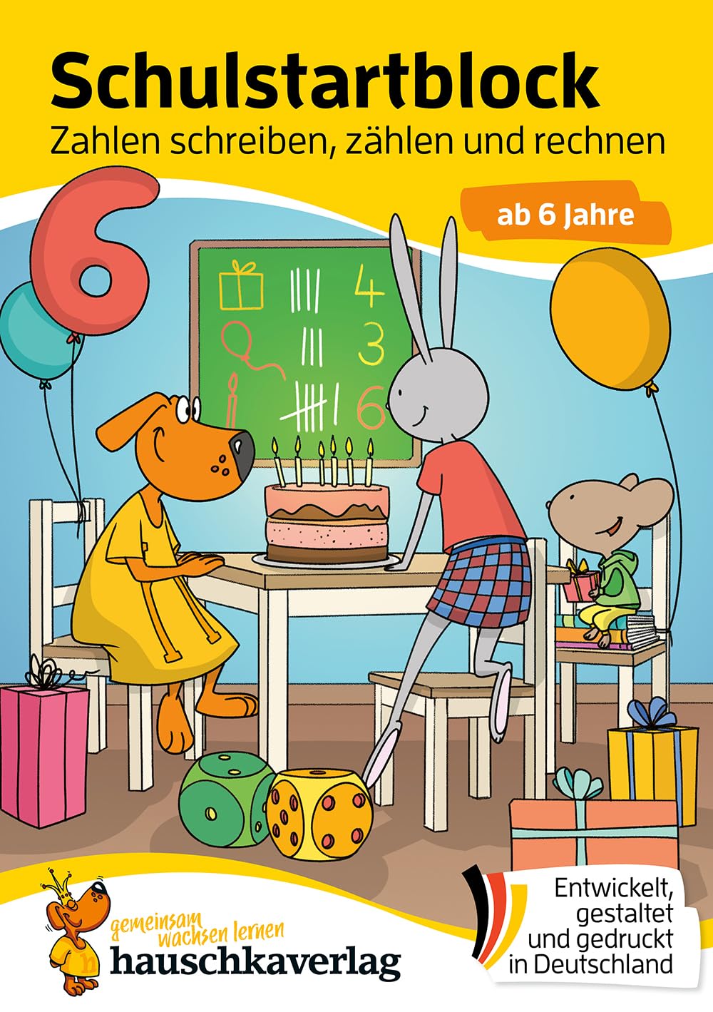 Schulstart-Block ab 6 Jahre – Zahlen schreiben, zählen und rechnen: Vorschule und Schulanfang – Einschulung Mädchen, Einschulung Junge - Zahlen lernen ... Vorschule und Einschulung, Band 705)