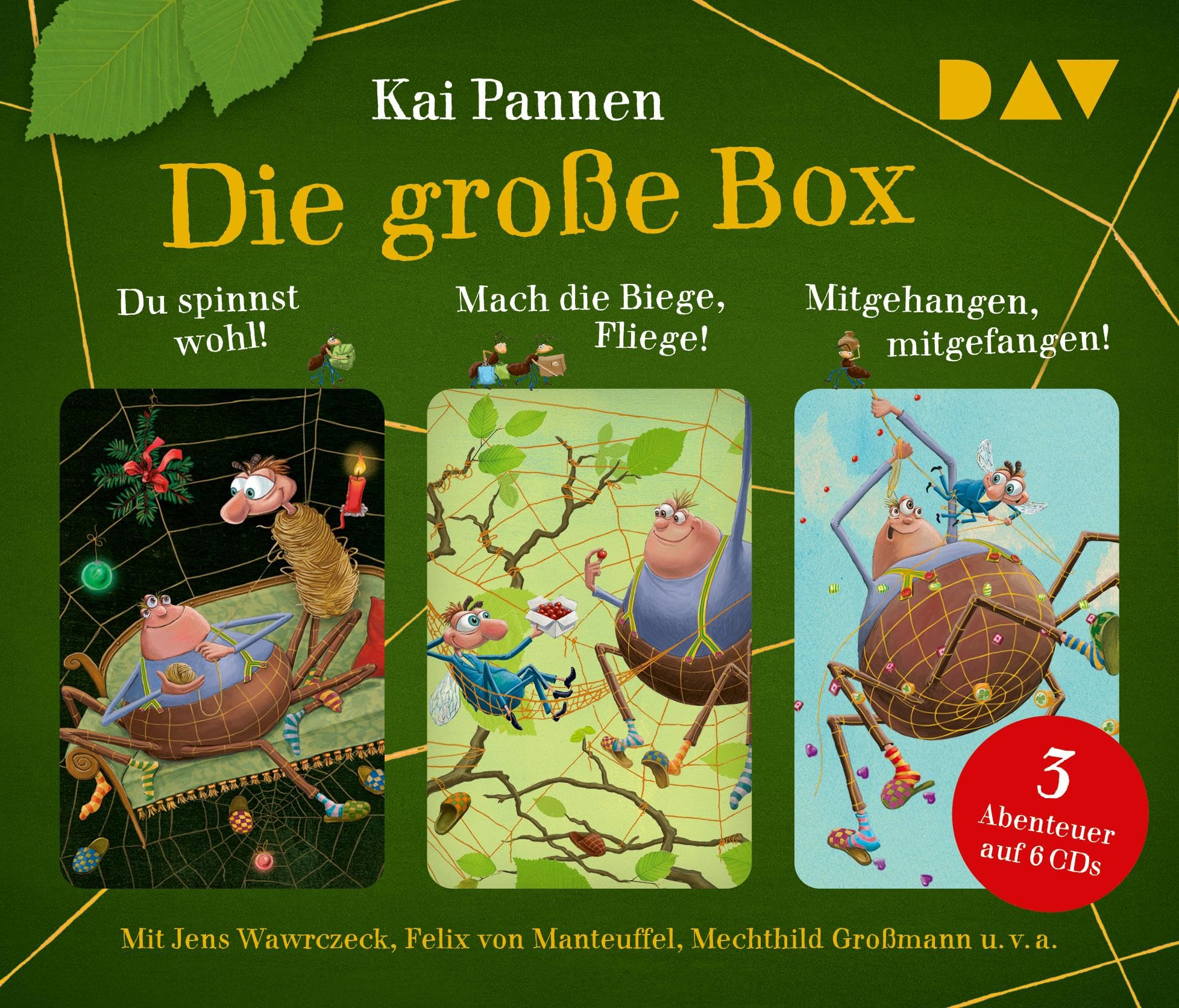 Die große Box. Du spinnst wohl! – Mach die Biege, Fliege! – Mitgehangen, mitgefangen!: Szenische Lesungen mit Musik mit Jens Wawrczeck, Felix von ... CDs) (Die Abenteuer von Bisy und Karl-Heinz)