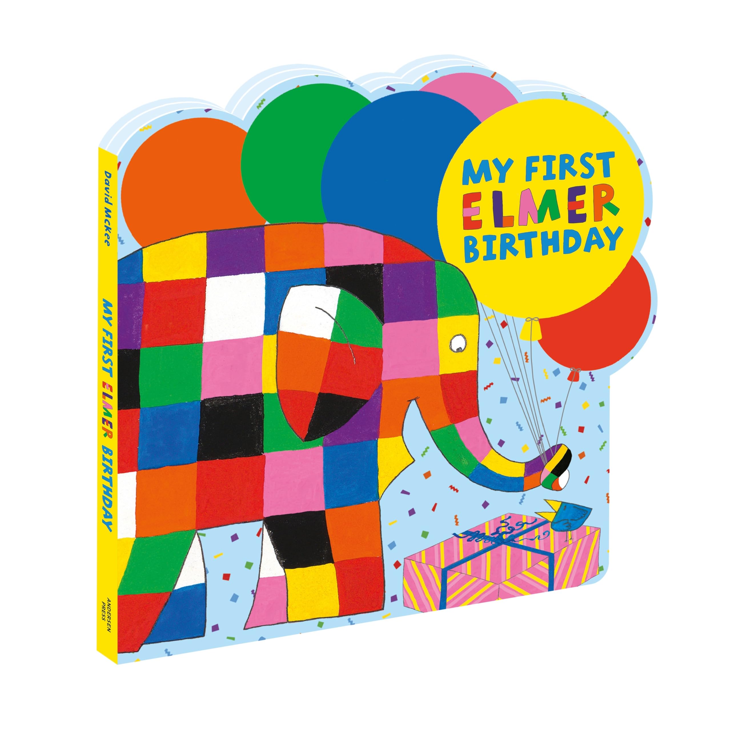 My First Elmer Birthday: Shaped board book (Elmer Shaped Board Books)