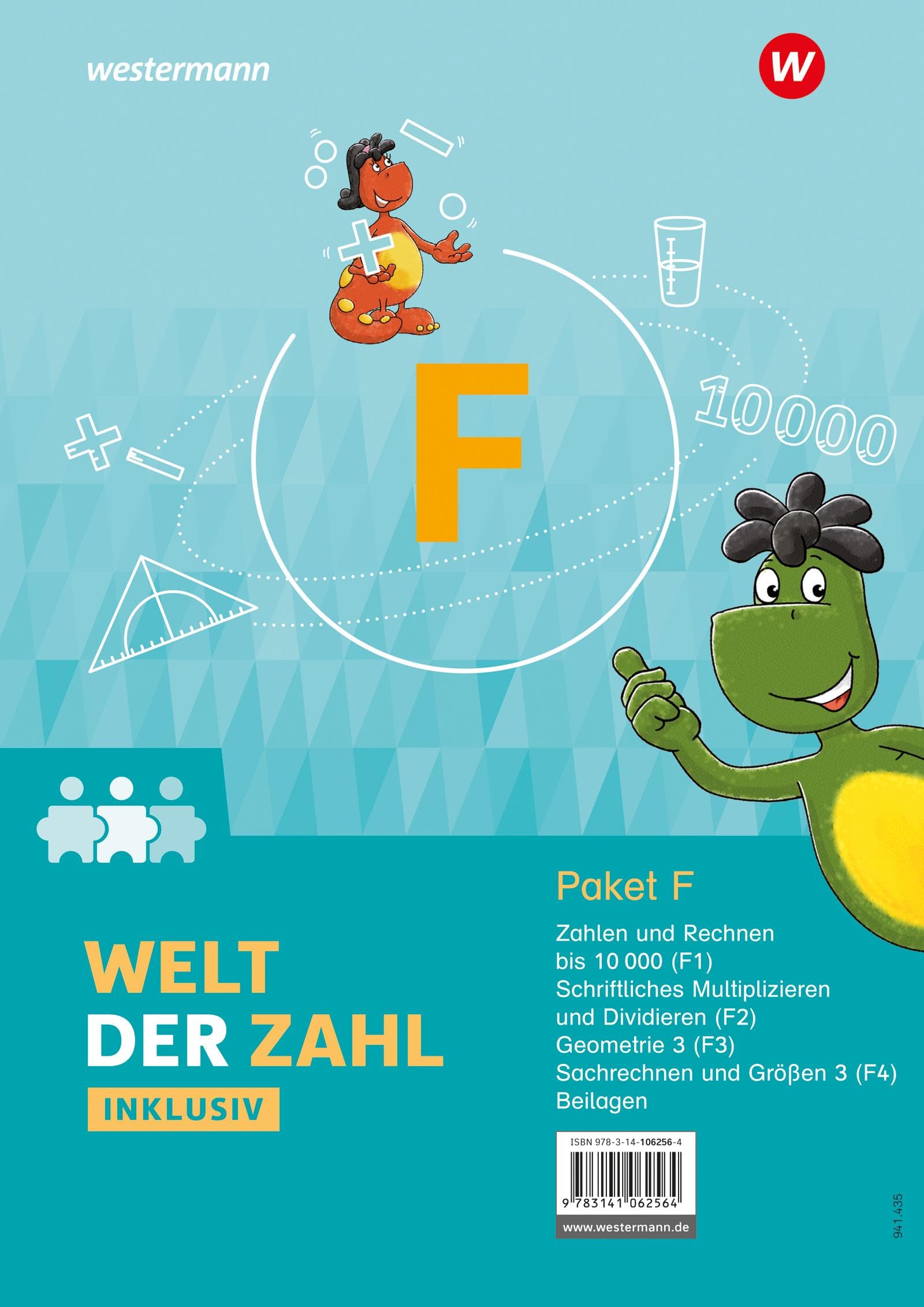 Welt der Zahl Inklusiv - Ausgabe 2021: Inklusionspaket F Hefte F1 bis F4 (Welt der Zahl: Inklusionsmaterialien - Ausgabe 2021)
