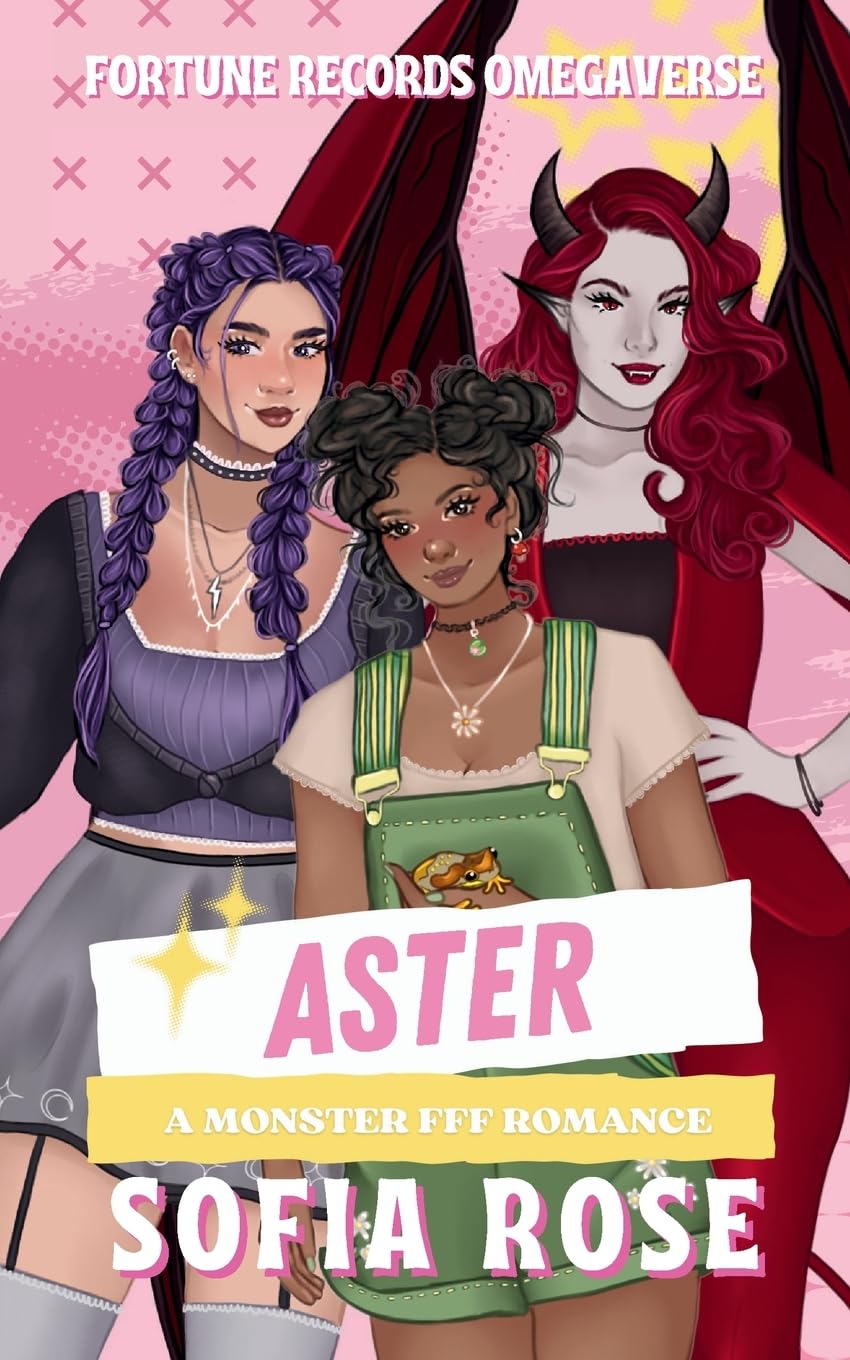 Aster: A Sapphic Monster Romance: A Monster FFF Romance (Fortune Records Omegaverse, Band 1)