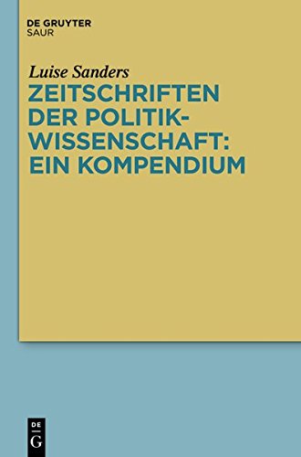Zeitschriften der Politikwissenschaft - ein Kompendium