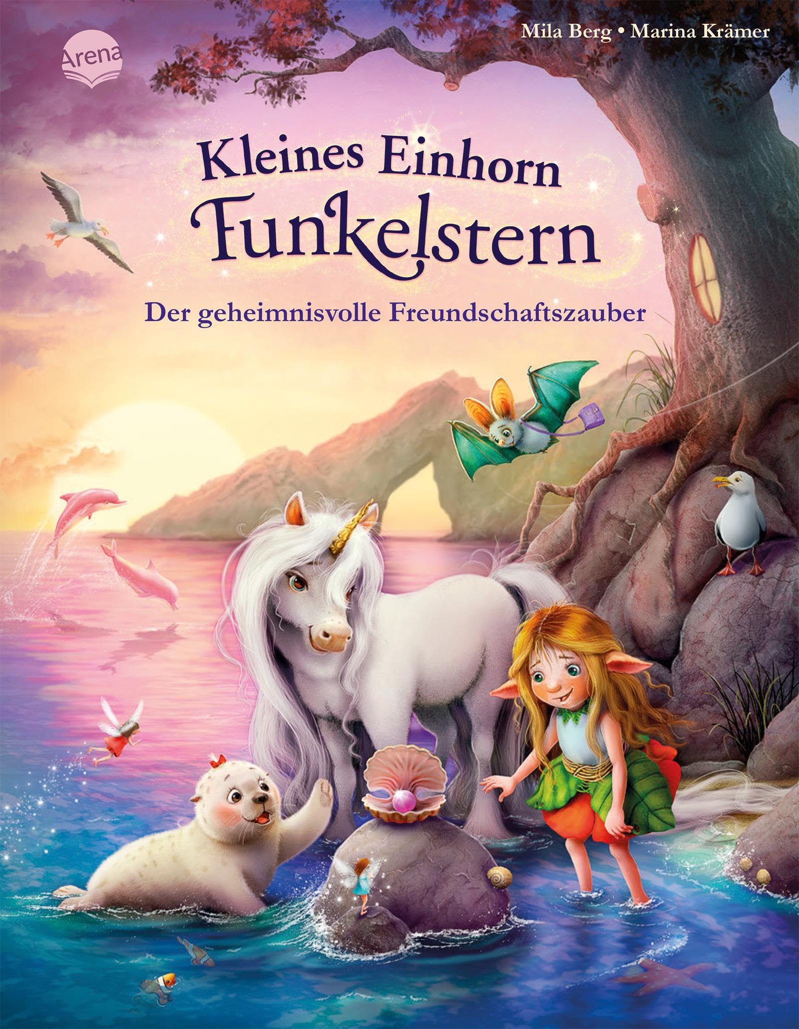 Kleines Einhorn Funkelstern (5). Der geheimnisvolle Freundschaftszauber: Ein Bilderbuch zum Vorlesen für Kinder von 4 bis 6 Jahren – für alle Einhorn-Fans, mit funkelnder Folie im gesamten Buch