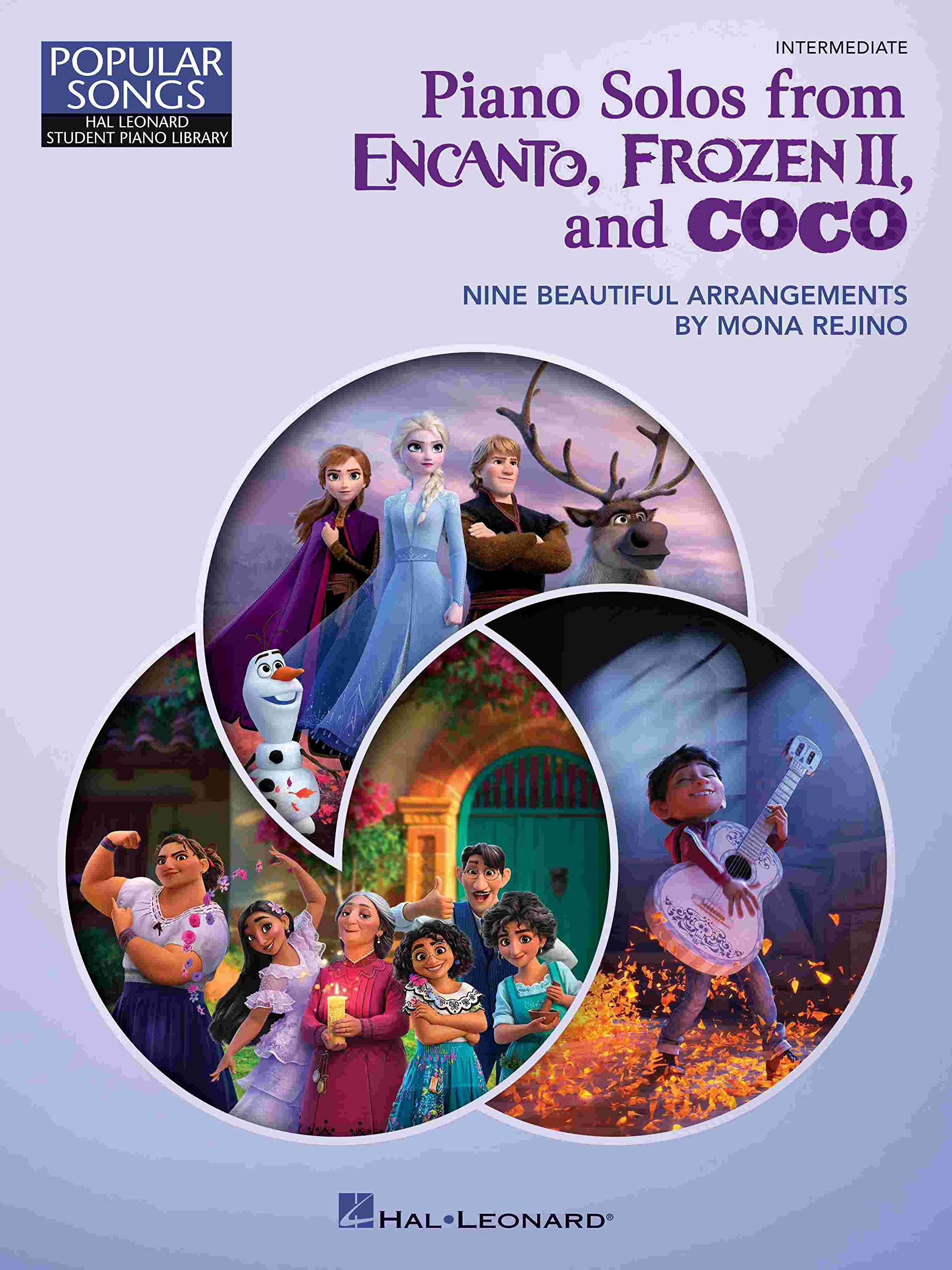 Piano Solos from Encanto, Frozen II, and Coco: Nine Beautiful Intermediate Arrangements by Mona Rejino - Hal Leonard Student Piano Library Popular ... Leonard Student Piano Library Popular Songs)