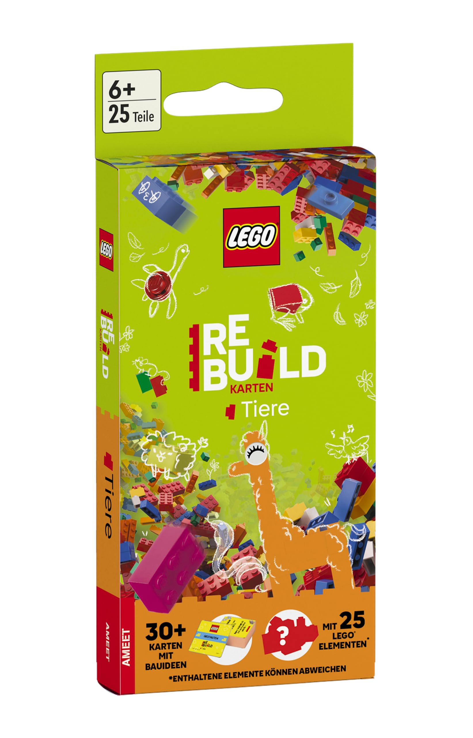 LEGO® - Rebuild Karten - Tiere: mit LEGO-Elementen
