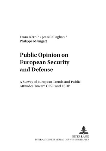 Public Opinion on European Security and Defense: A Survey of European Trends and Public Attitudes Toward CFSP and ESDP (Studies for Military Pedagogy, Military Science & Security Policy)