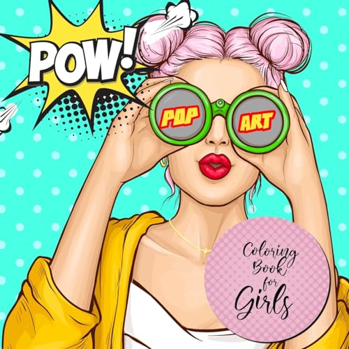 Malbuch für Mädchen Pop Art: Pop Art Mode Malbuch für Mädchen ab 12 Jahren | Mädchen Ausmalbuch | Kreativität, Entspannung & Spass | Geschenk Mädchen: ... Pop Art Portraits Coloring Book for Teenagers