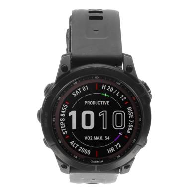 Garmin Fenix 7 Sapphire Solar 47mm schwarz DLC titan/schwarz (010-02540-35) schwarz