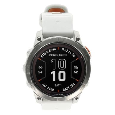Garmin Fenix 7 Pro Sapphire 47mm QuickFit-Armband nebelgrau/glutorange (010-02777-21)