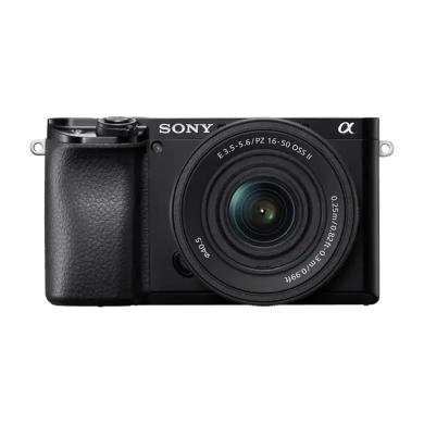 Sony Alpha 6100 schwarz mit Objektiv 16-50mm 1:3.5-5.6 E PZ OSS II schwarz