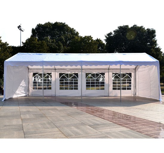 Outsunny Hochwertiges Partyzelt 4x6m PE wasserabweisend Aosom