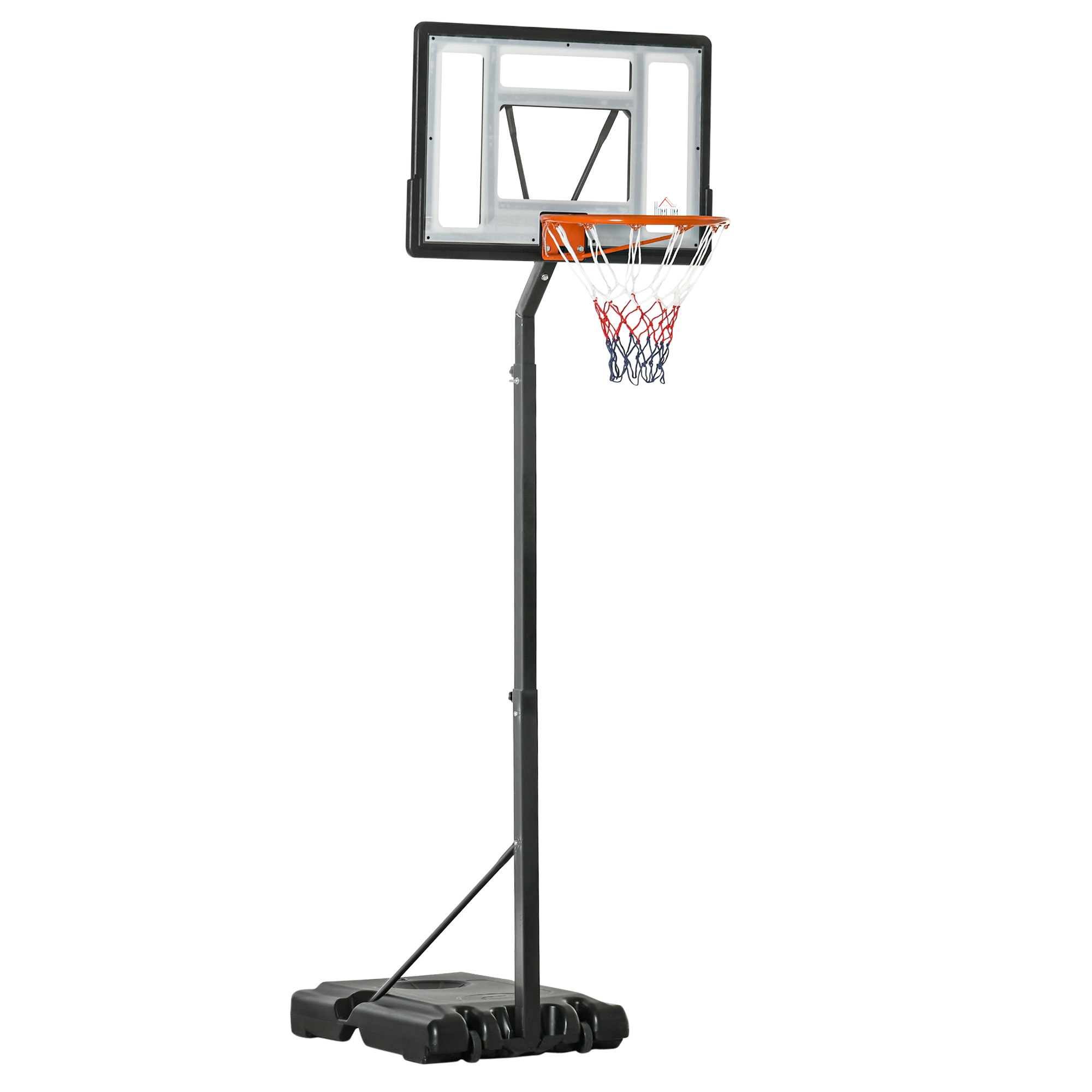 HOMCOM Basketballkorb höhenverstellbar 260-310cm mit Rollfunktion, stabiler Ständer für Garten & Sportplatz   Aosom.de