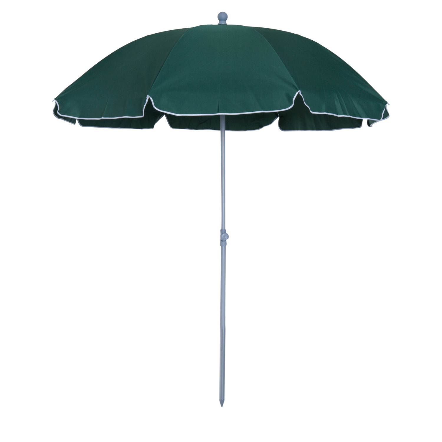 Outsunny Neigbarer Sonnenschirm achteckig für Garten Ø 2 m Metall-Polyester inkl. Transporttasche in Grün   Aosom