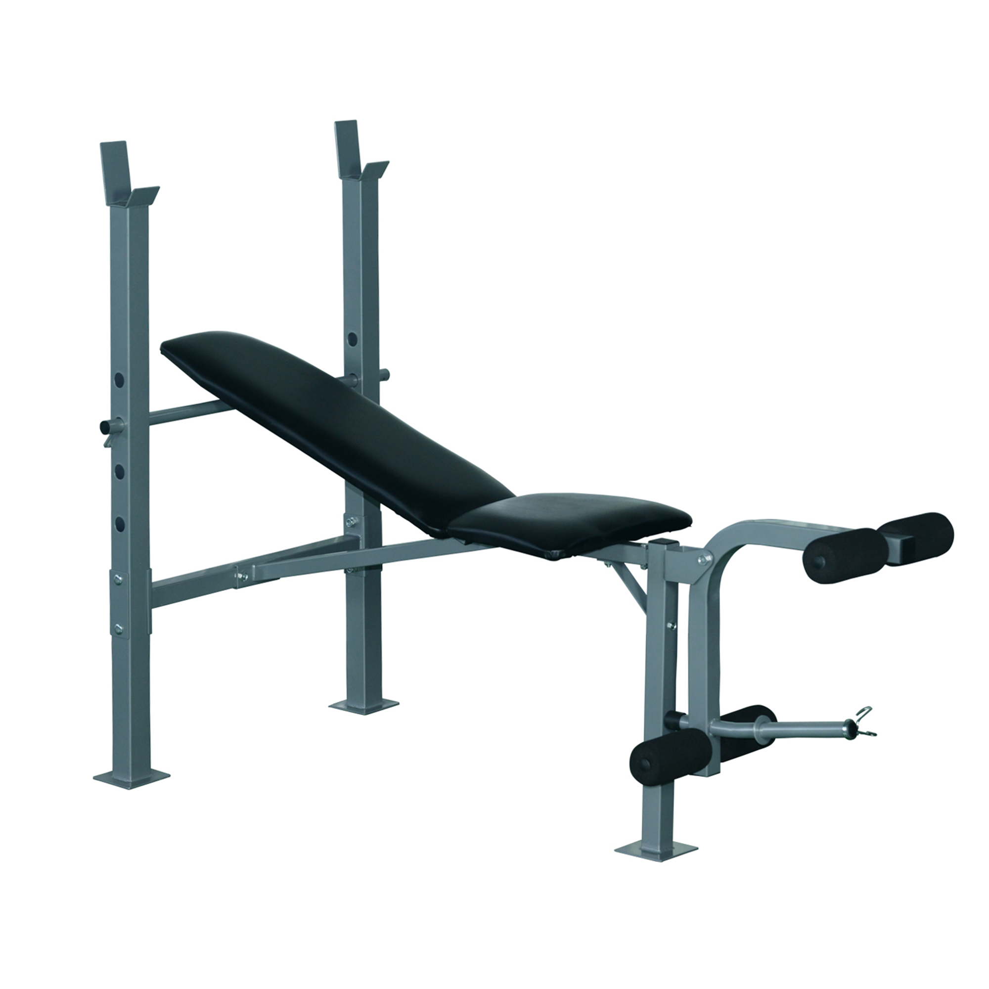 HOMCOM Multi-Hantelbank, Trainingsbank, Kraftstation, Schrägbank, Fitnessgerät, Stahl, 165x68x114cm Aosom