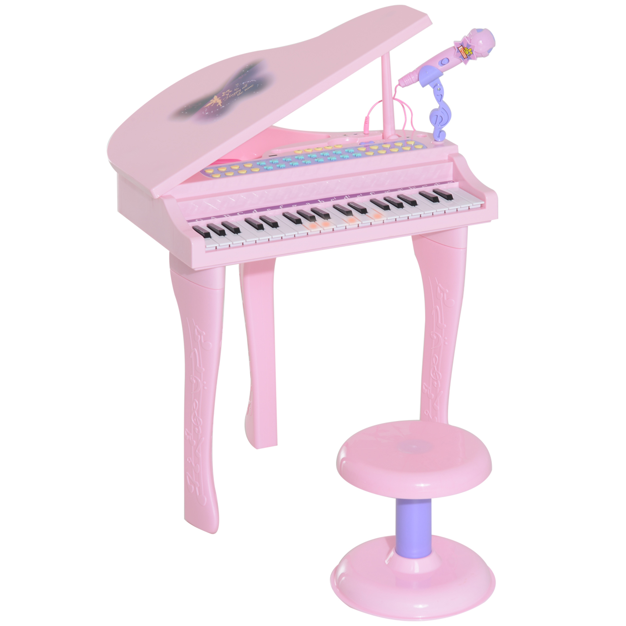 HOMCOM Hocker Musikinstrument für Kinder, bunt und stabil, ideal für kreative Spiele   Aosom.de