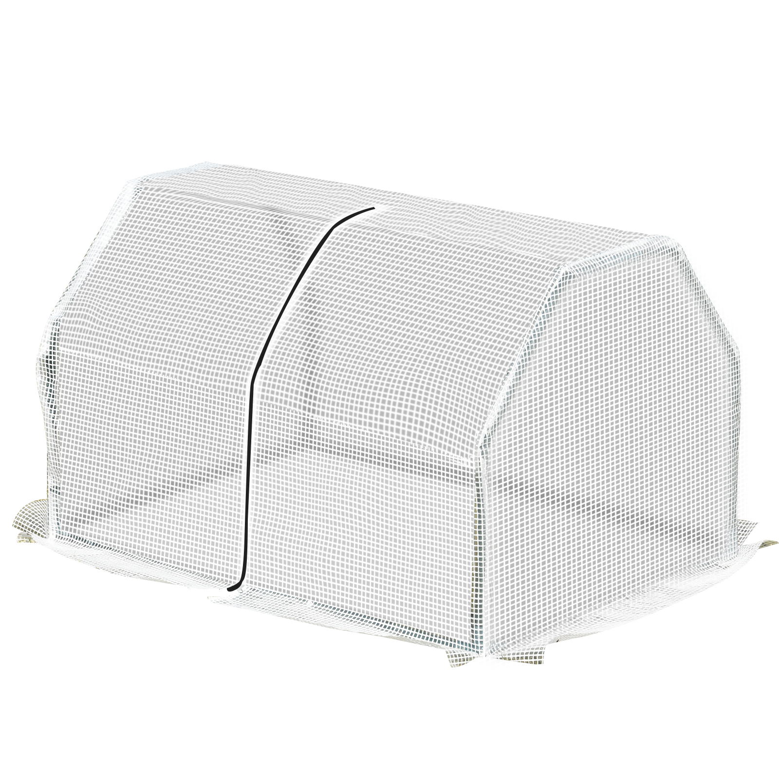 Outsunny Mini Gewächshaus Foliengewächshaus UV-beständig 99 x 71 x 60 cm für Tomaten und Pflanzen im Garten   Aosom.de