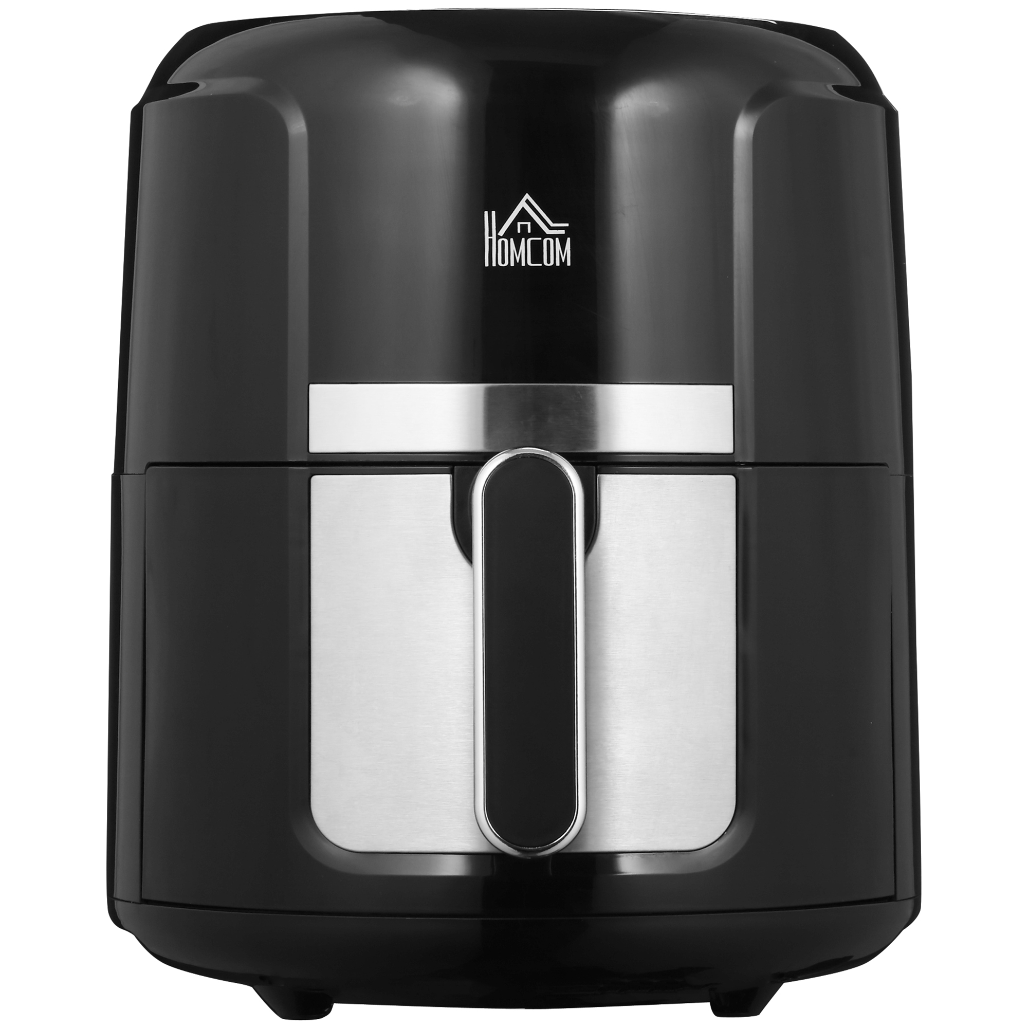 HOMCOM Heißluftfritteuse 4L Airfryer mit 12 Programmen, 60 Min Timer, antihaftbeschichtetem Korb, 1300W Fritteuse ohne Öl, mit Überhitzungsschutz, LED-Touch-Display, Schwarz   Aosom