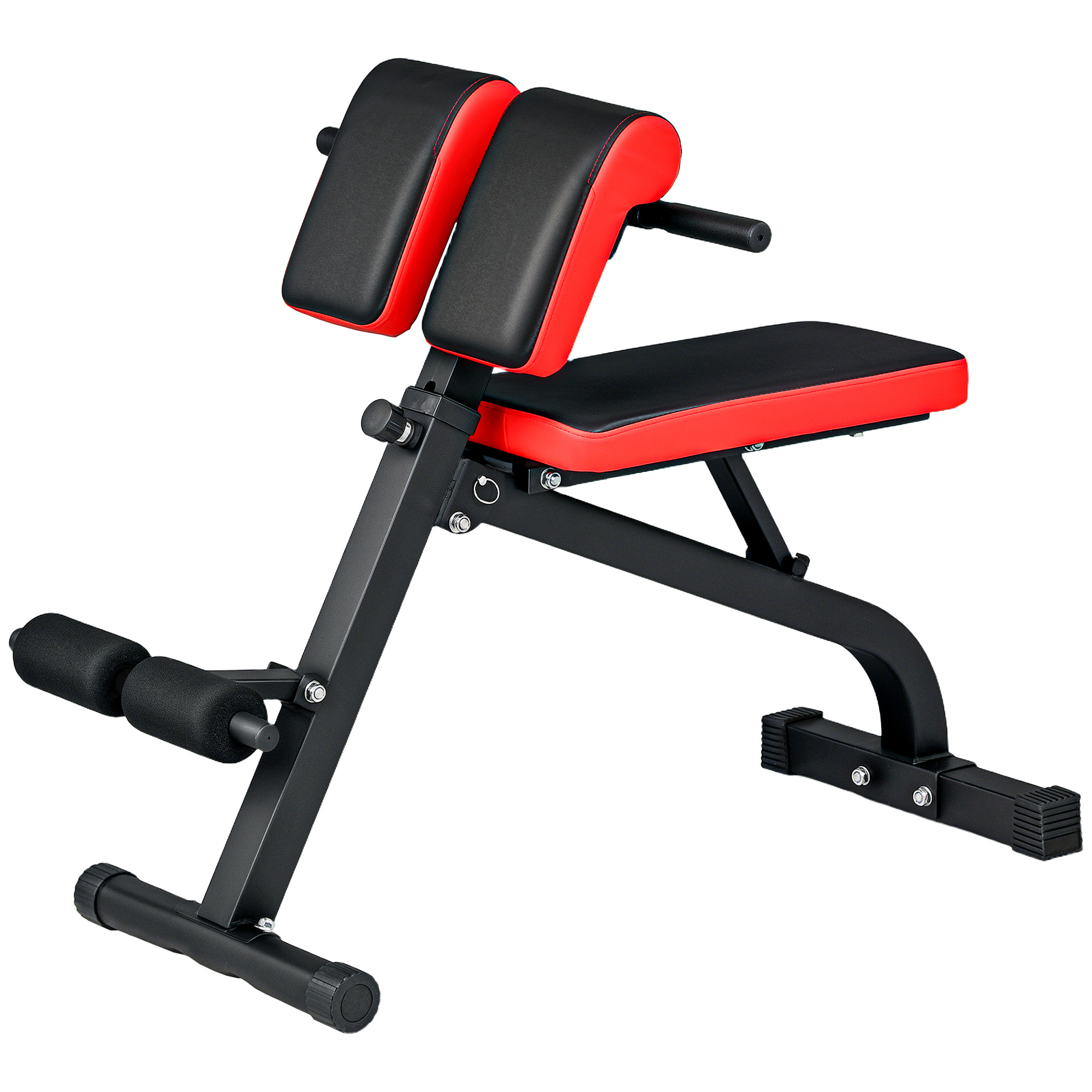 SPORTNOW Hantelbank, vielseitige Fitnessbank, verstellbar, klappbares Design, für Bizeps-Curls, Langhantel, Stahl, bis 120 kg, 103 x 65 x 67-98 cm, Schwarz   Aosom