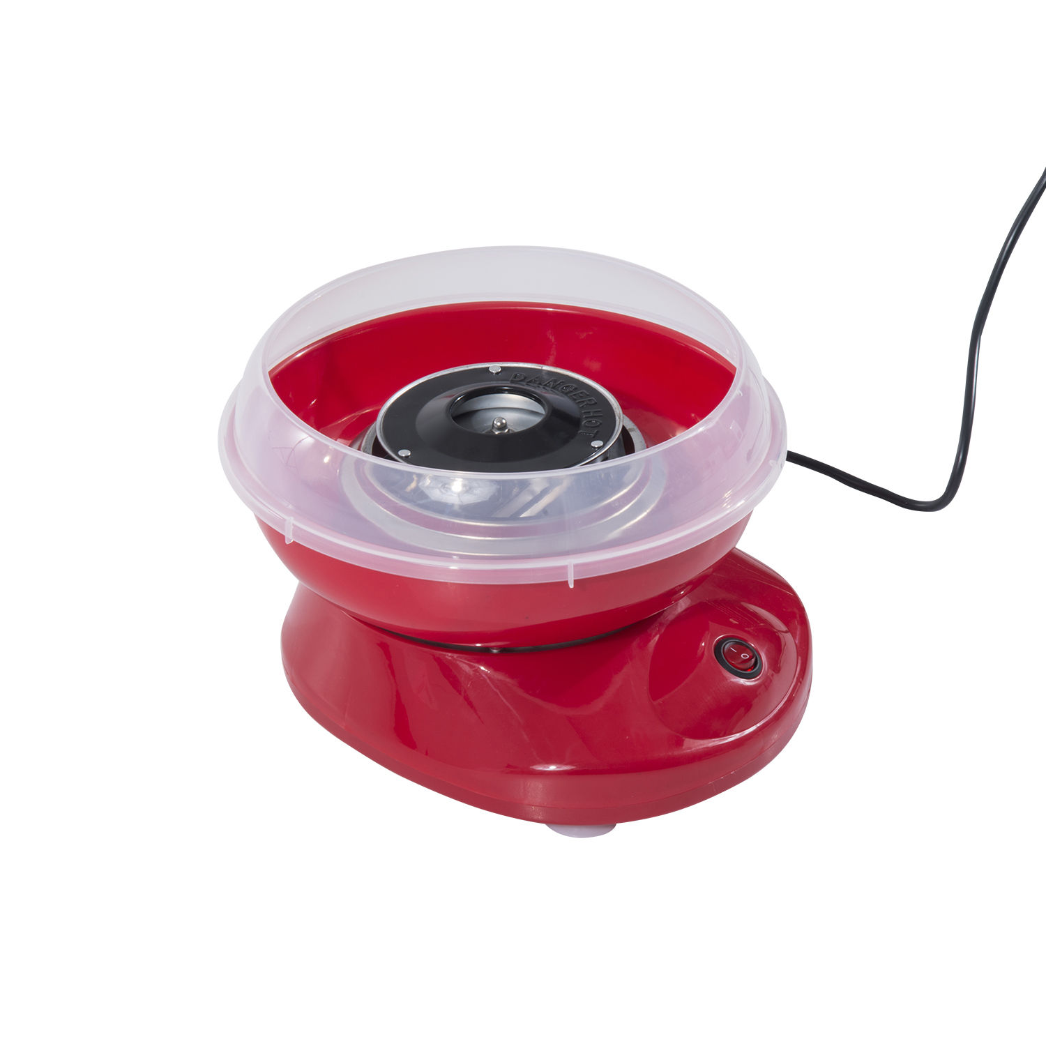 HOMCOM Zuckerwattemaschine Zuckerwatte Maschine Modell 1 in Rot, für süße Leckereien auf Partys & Veranstaltungen   Aosom.de