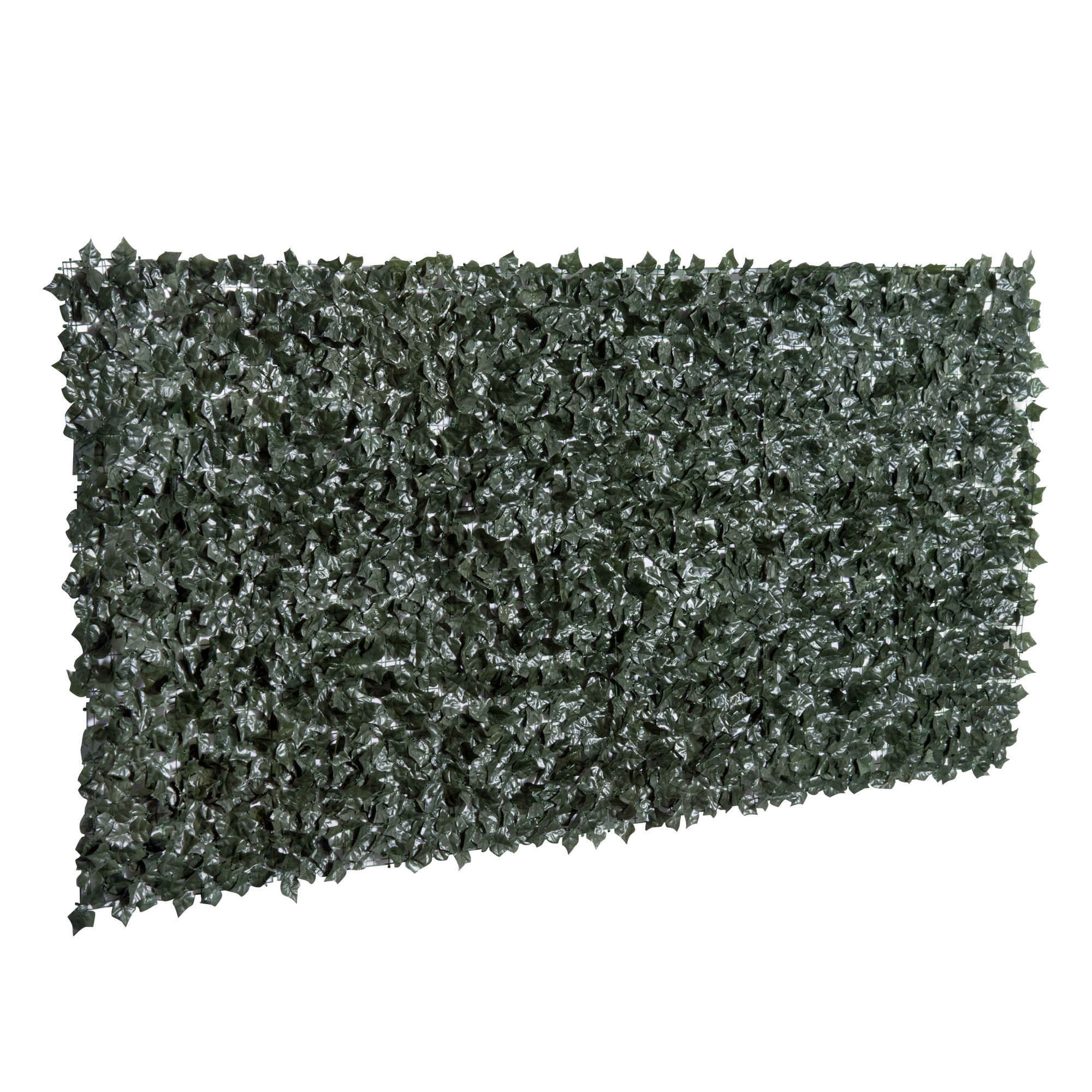 Outsunny Künstliche Hecke Sichtschutzhecke 300 x 150 cm Dunkelgrün für Garten Balkon Wanddekoration   Aosom.de