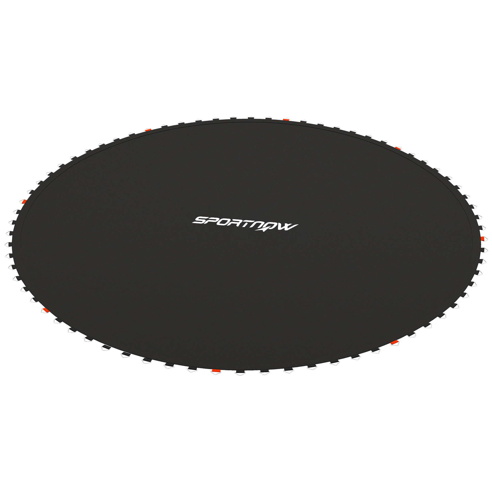 SPORTNOW Ersatztuch für Trampolin Sprungtuch, kompatibel Trampolin Ø 2,4 m und 14 cm Federn, mit Federspannwerkzeug und 42 V-Haken (Federn nicht enthalten) Aosom