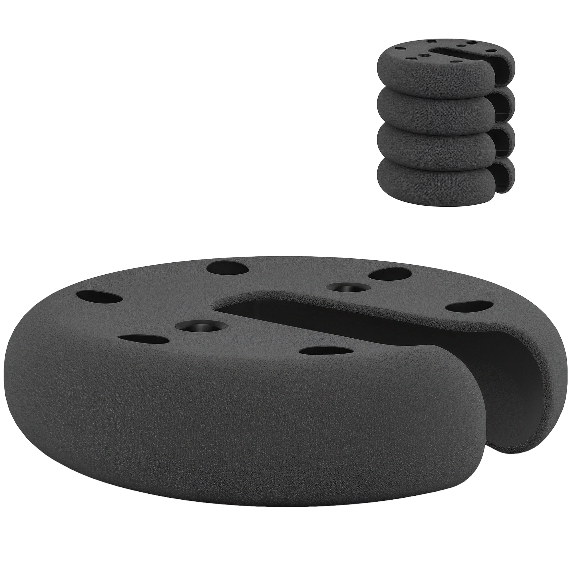 Outsunny Pavillon Gewichte 4er Set Zeltgewichte 2,2 kg für sicheren Halt von Partyzelten und Pavillons, stabil & langlebig   Aosom.de