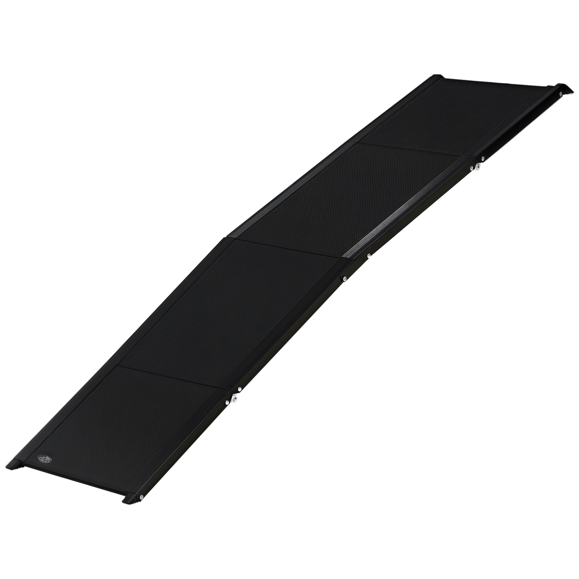 PawHut Haustierrampe Hunderampe Klappbare Autorampe, Kofferraumrampe aus Alu, Rutschfestes Hundeeinstiegshilfe für Autos, LKWs und SUV, bis 40 kg, 158 x 43,5 cm   Aosom